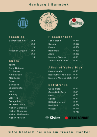 Getränkekarte